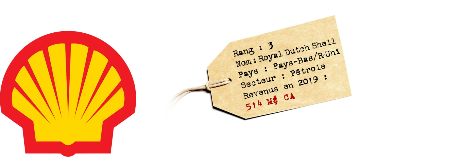 Qui ça? Tout le monde connaît Shell, ses jolies stations d’essence, et ses « 49 millions de dollars annuels en lobbying pour bloquer les mesures de lutte contre le réchauffement climatique » (je ne fais que citer Wikipédia).