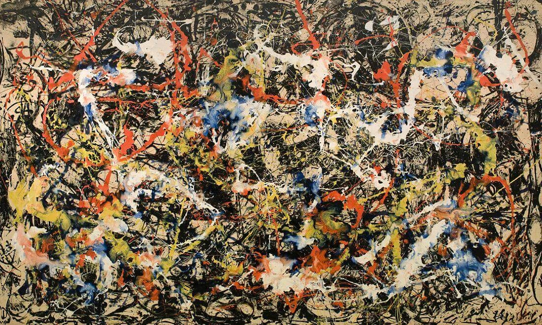 Convergence (1952), Jackson Pollock. Cette toile se veut refléter la Guerre froide.