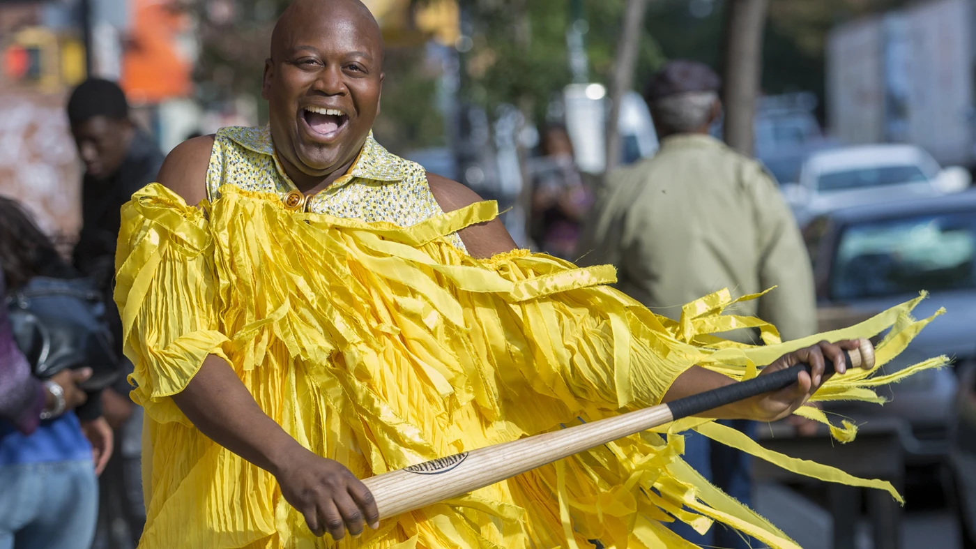 In the third season of Unbreakable Kimmy Schmidt, Titus Andromedon (Tituss Burgess) gets through heartbreak by making his own version of Beyonce’s Lemonade.</