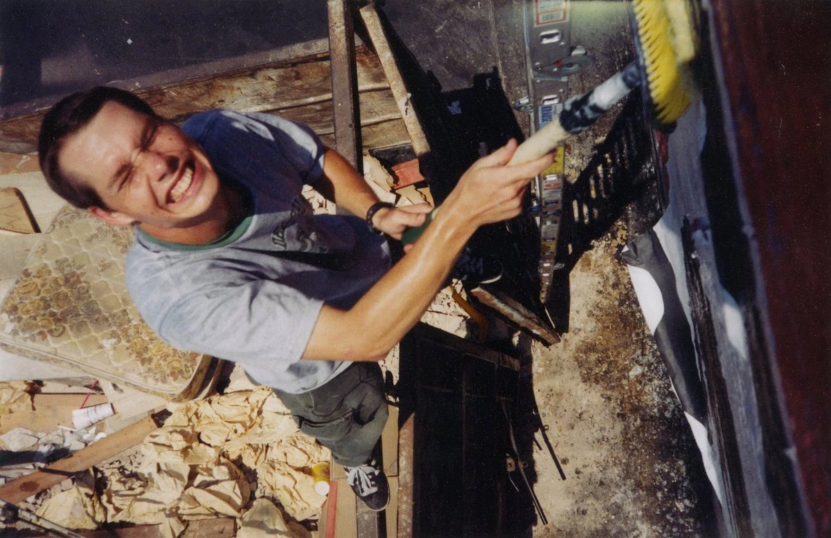 Shepard Fairey vers la fin des années 90.