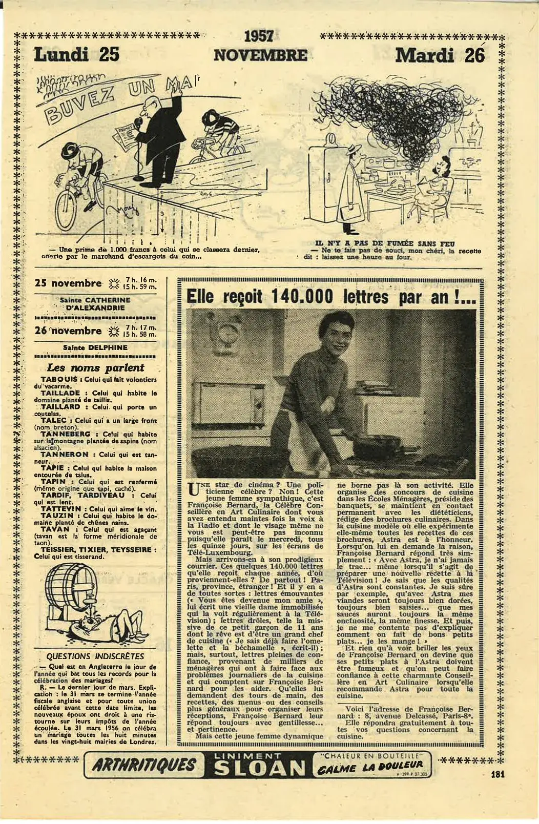 140.000 lettres par an, ça fait un sacré paquet de timbres.